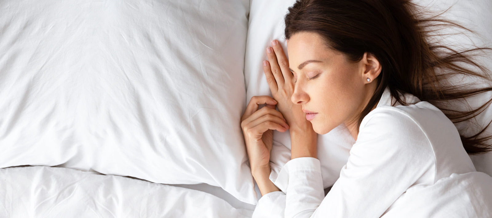 woman sleeping on her side