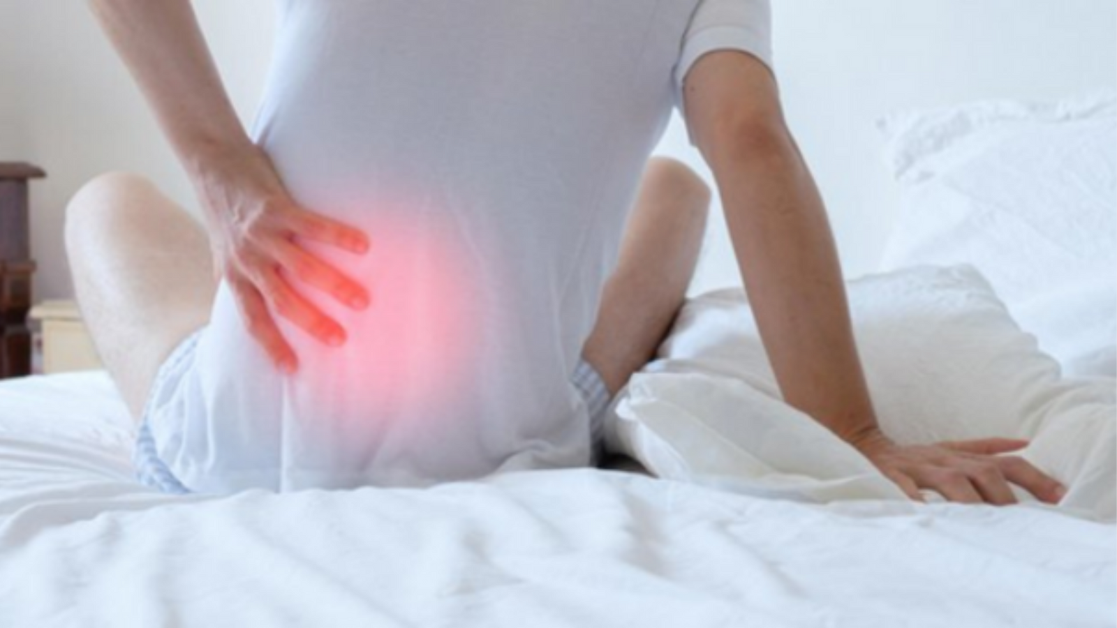 man who suffers from sciatica