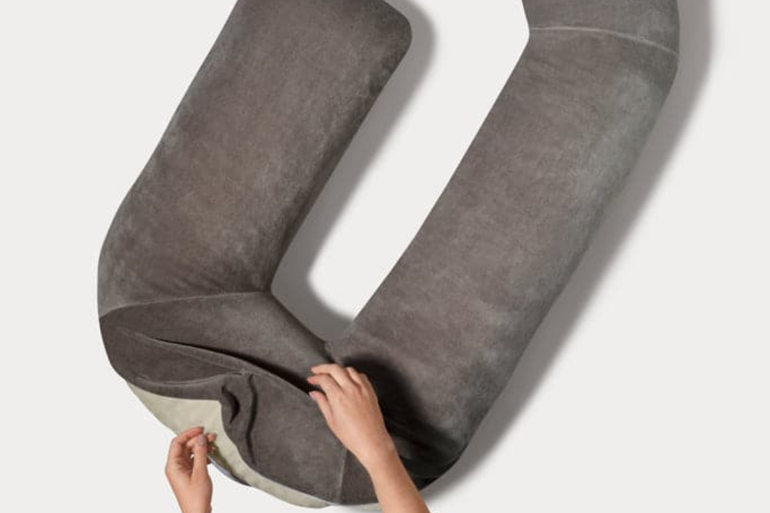 Extra Case for Therapeutic Body Pillow - Dove Gray