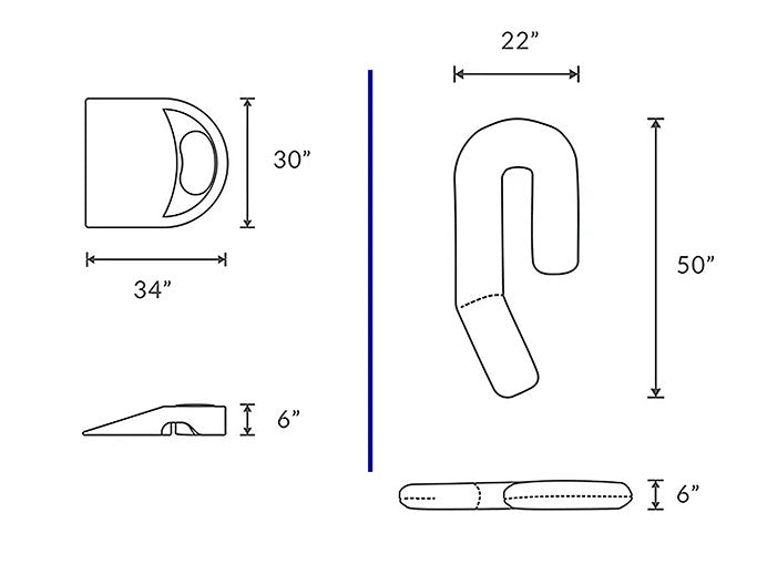 shoulder relief system dimensions