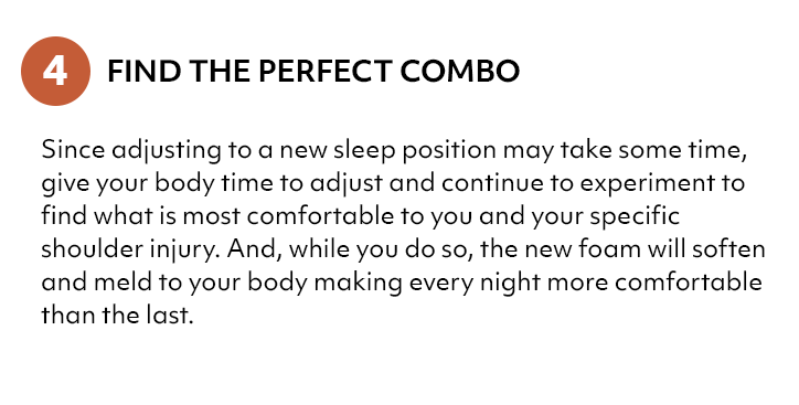 Knees together with body pillow